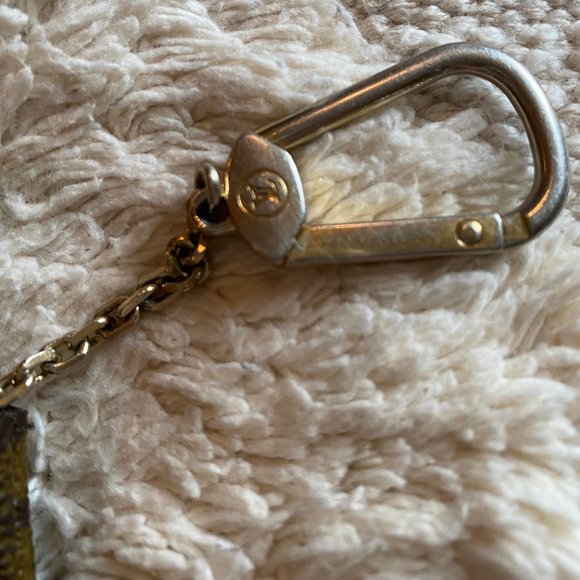 Louis Vuitton Brown Key Pouch Monogram Pochette Cles Wallet Chain LV HOST PICK - Picture 4 of 6